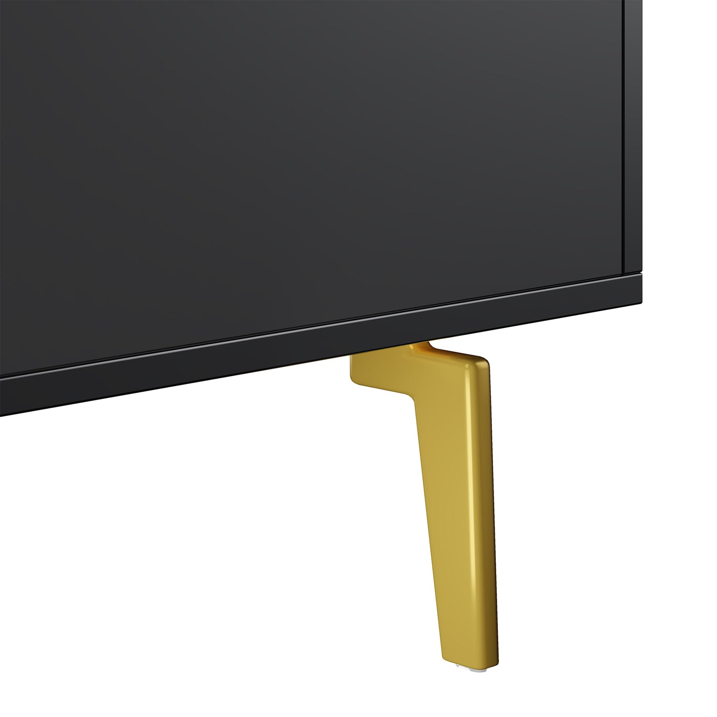 Aurora High-Gloss LED Lift-Top Coffee Table with Hidden Storage, Black