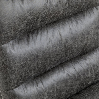 Steffen Faux Leather Dining Chairs, Set of 2, Grey