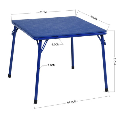 Page Kids’ Folding Table & Chair Set, 5-Piece, Multi-Color