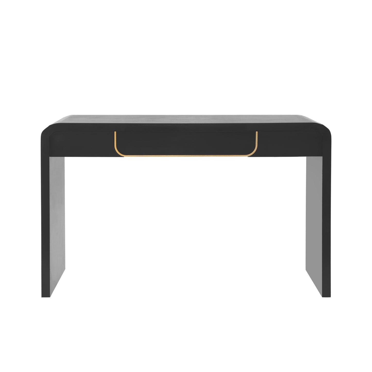 Noirvale Console Table, 47.25", Black