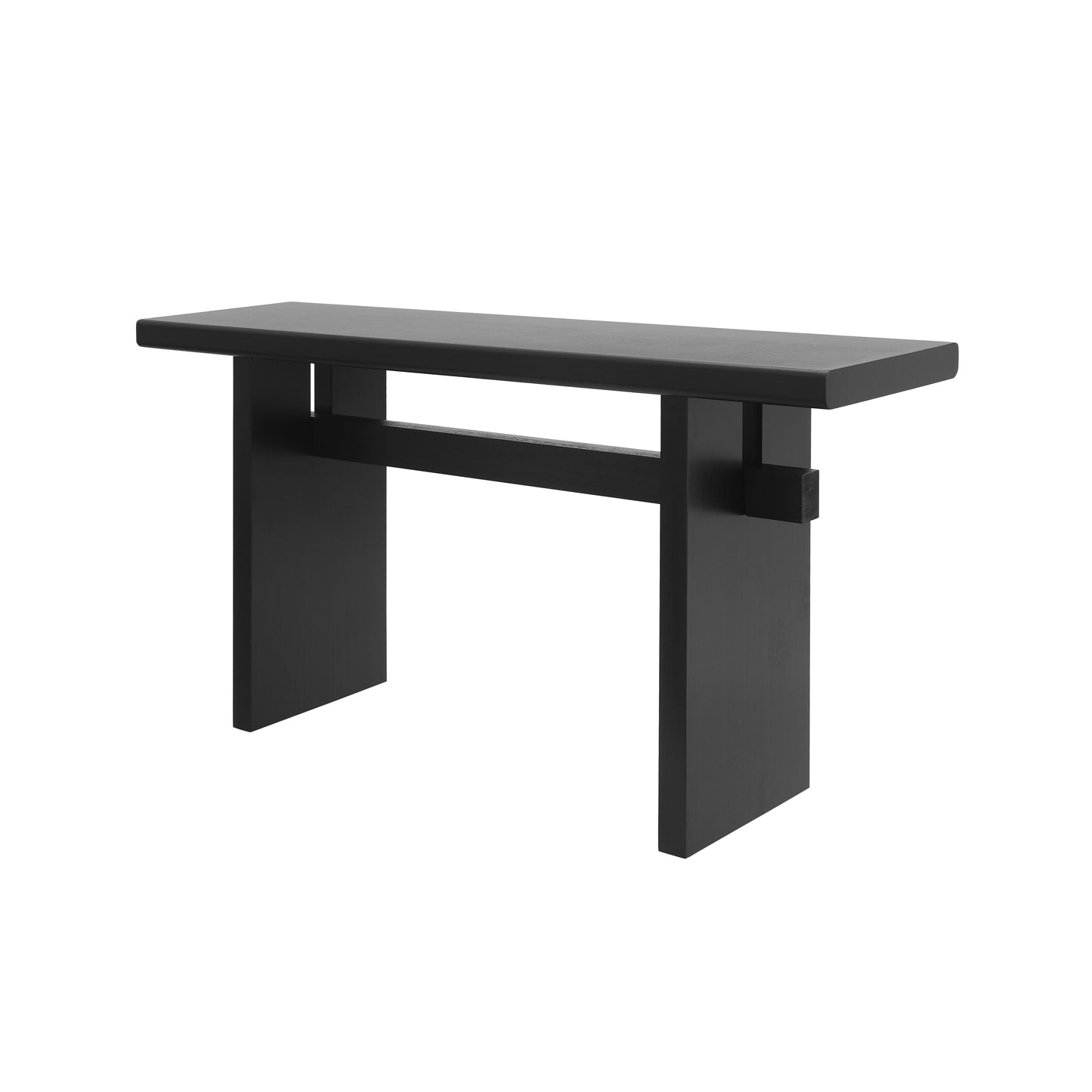 Atwell Console Table, 59.25", Black