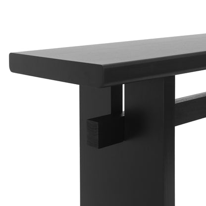 Atwell Console Table, 59.25", Black