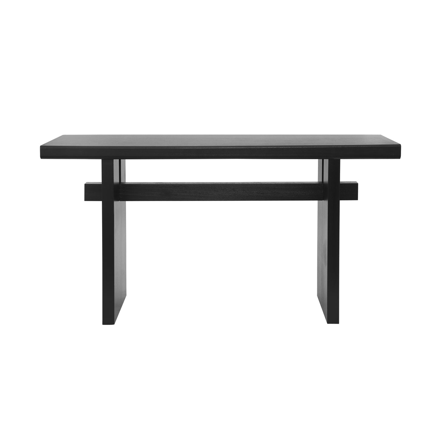 Atwell Console Table, 59.25", Black