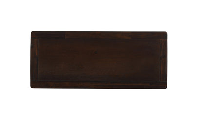 Nori 2 drawers cabinet with 4 baskets, 28", Espresso