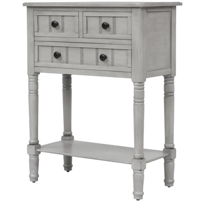 Ashford Narrow Console Table, Grey