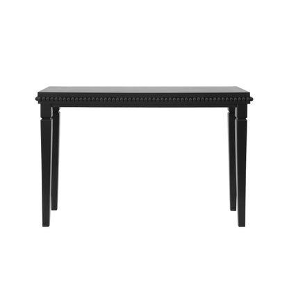 Bexley Wood-Pattern Console Table, 48", Black