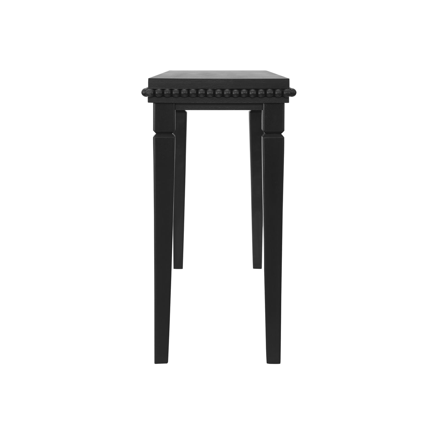 Bexley Wood-Pattern Console Table, 48", Black