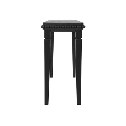 Bexley Wood-Pattern Console Table, 48", Black