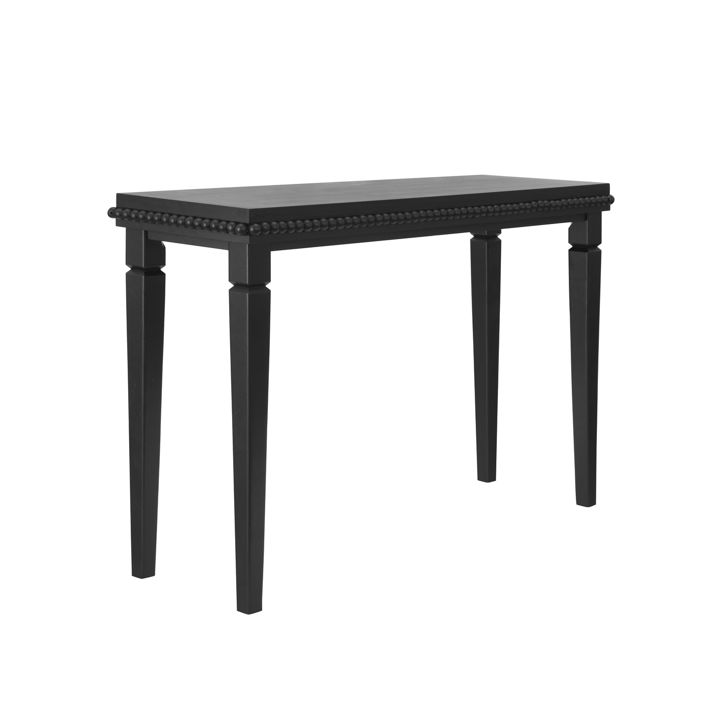 Bexley Wood-Pattern Console Table, 48", Black