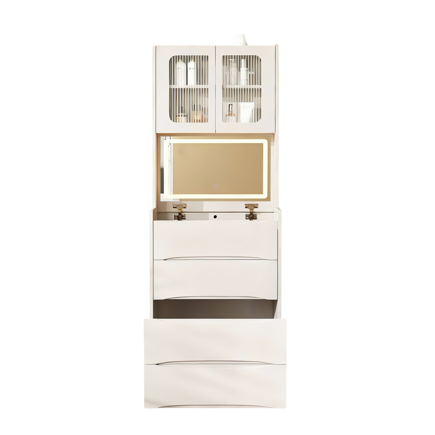 Serelle Makeup Vanity Desk Set, White