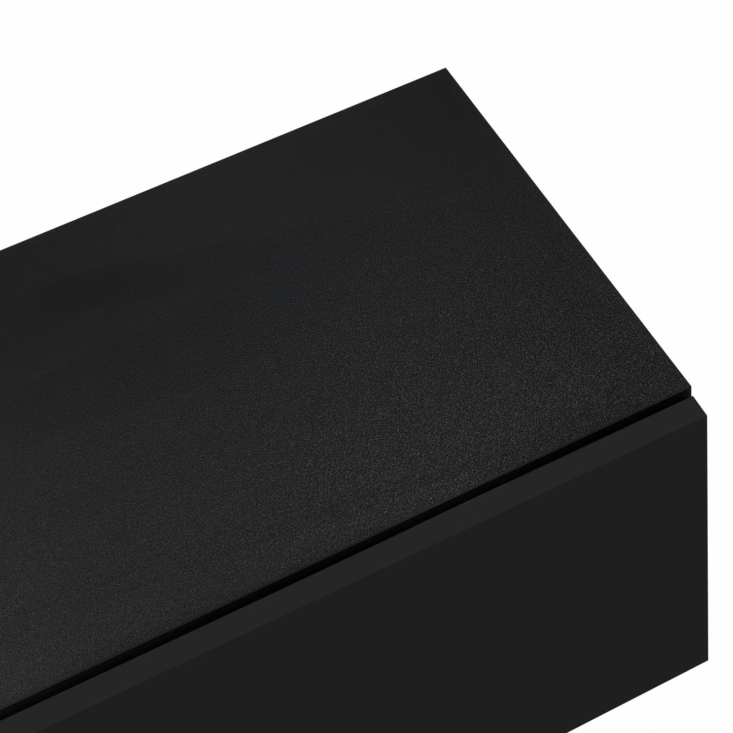 Oden Modern LED TV Stand with Storage Drawers, Black and Natural