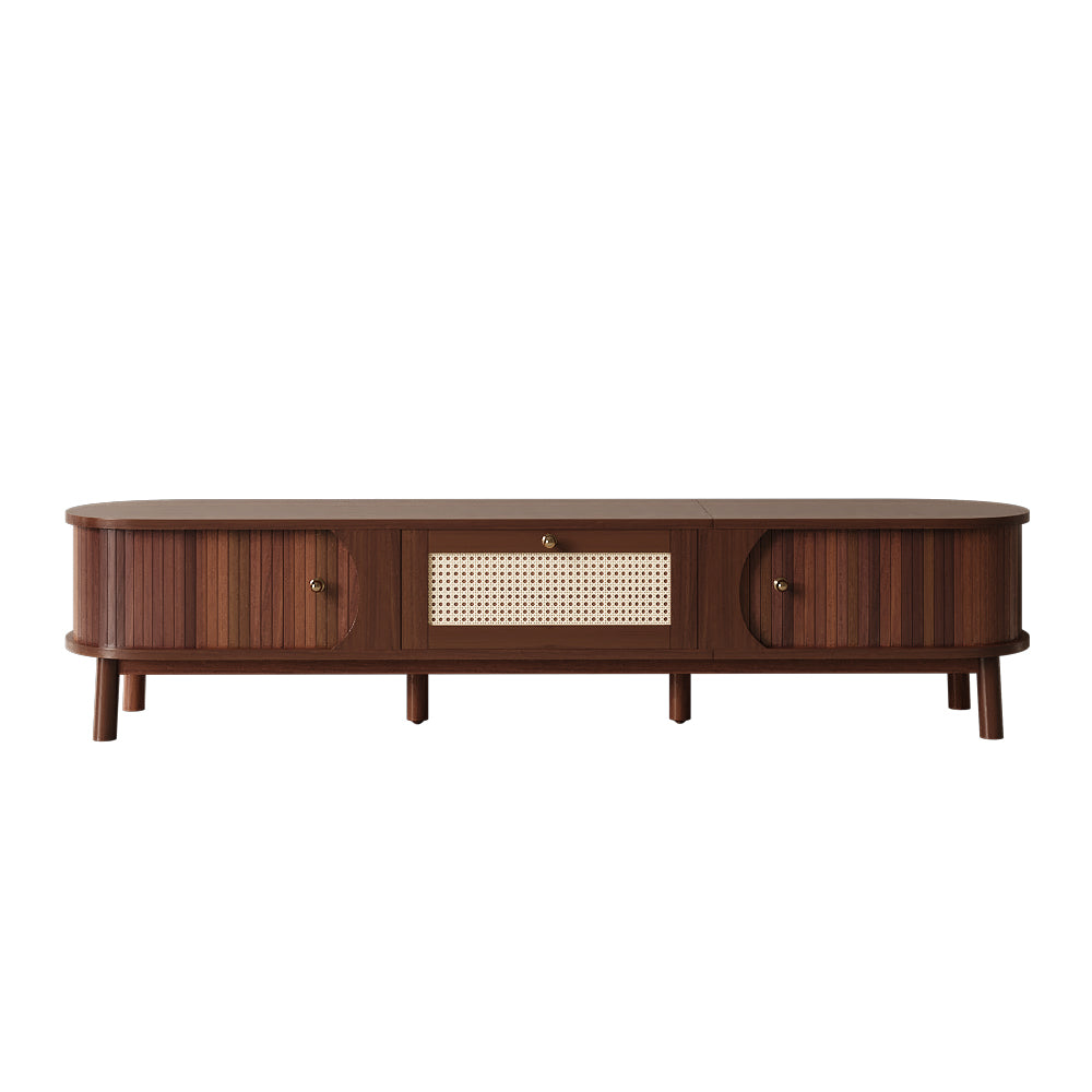 Marlowe TV Stand, 67", Walnut Wood-Pattern