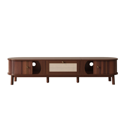 Marlowe TV Stand, 67", Walnut Wood-Pattern