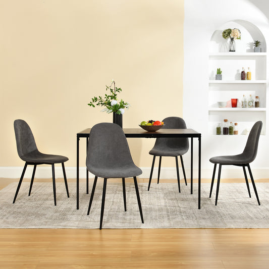 Charlton Fabric Dining Chair, Grey  set of 4