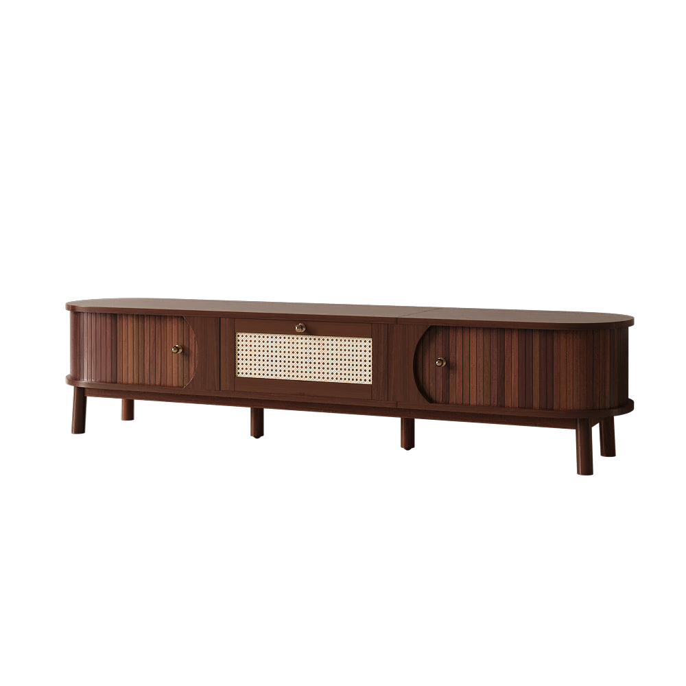 Marlowe TV Stand, 67", Walnut Wood-Pattern