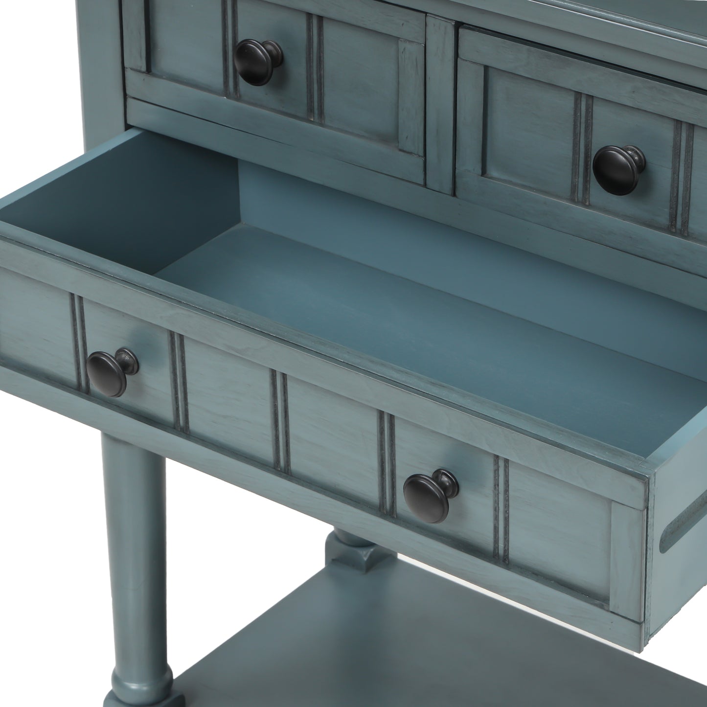 Ashford Narrow Console Table, Blue