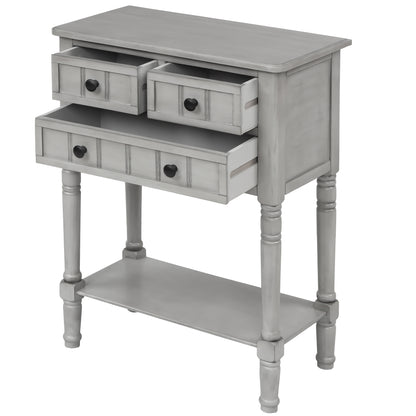 Ashford Narrow Console Table, Grey