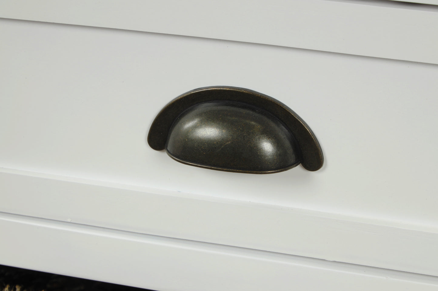 Nori 2 drawers cabinet with 4 baskets, 28", White