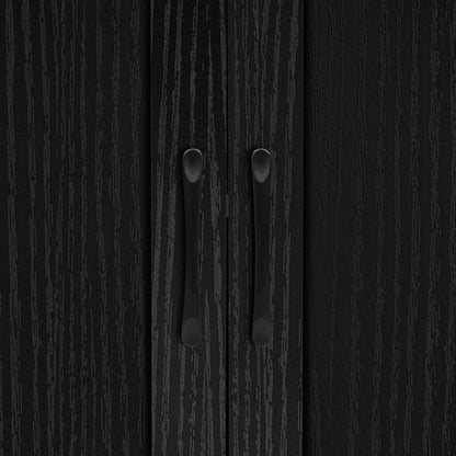 Kinsey Kitchen Island with Extendable Dining Table, Black