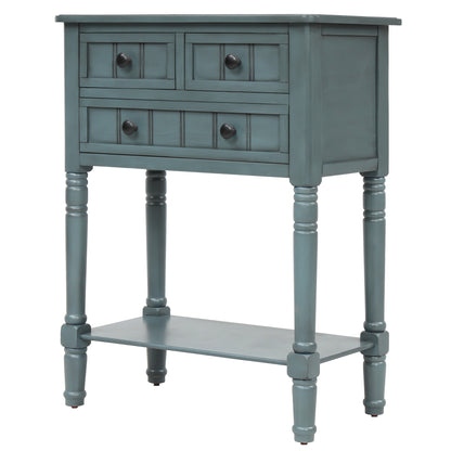 Ashford Narrow Console Table, Blue