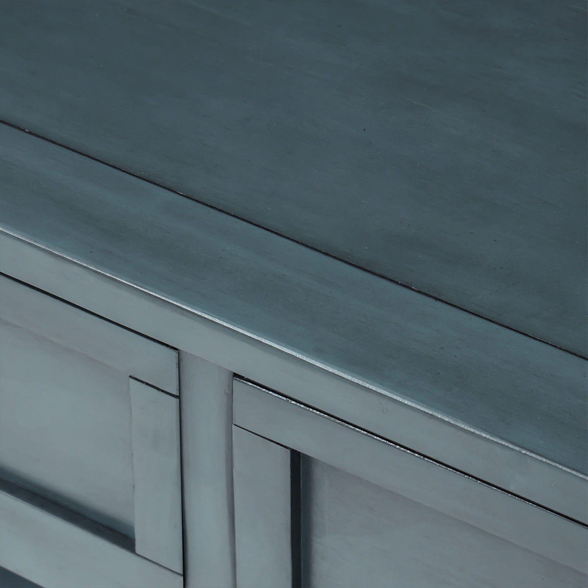 Langford Traditional Console Table, Blue