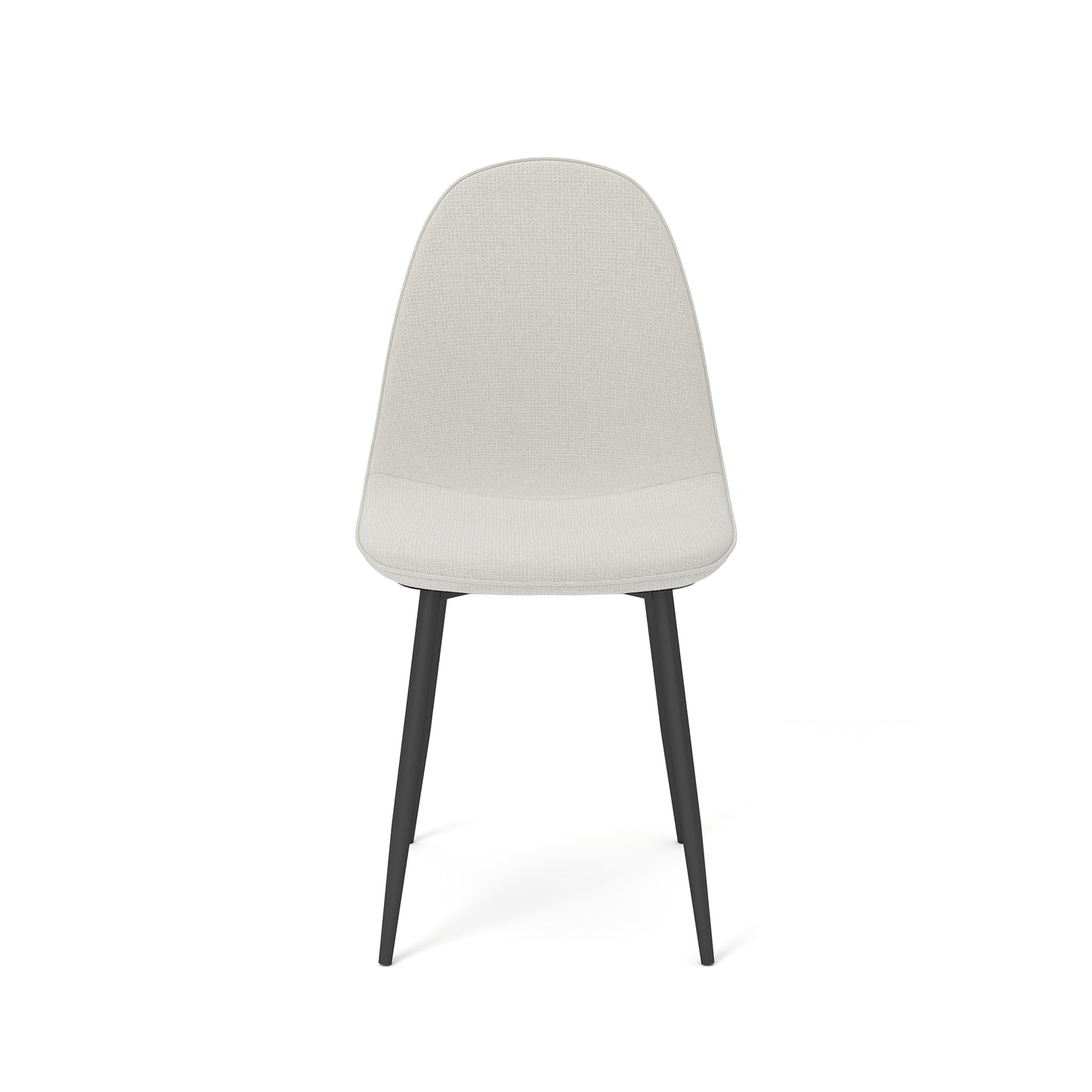 Charlton Mid-Century Dining Chair Set of 4, Barrel Beige