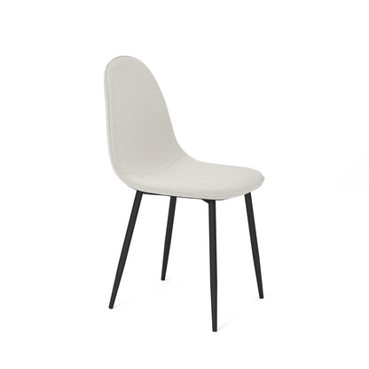 Charlton Mid-Century Dining Chair Set of 4, Barrel Beige