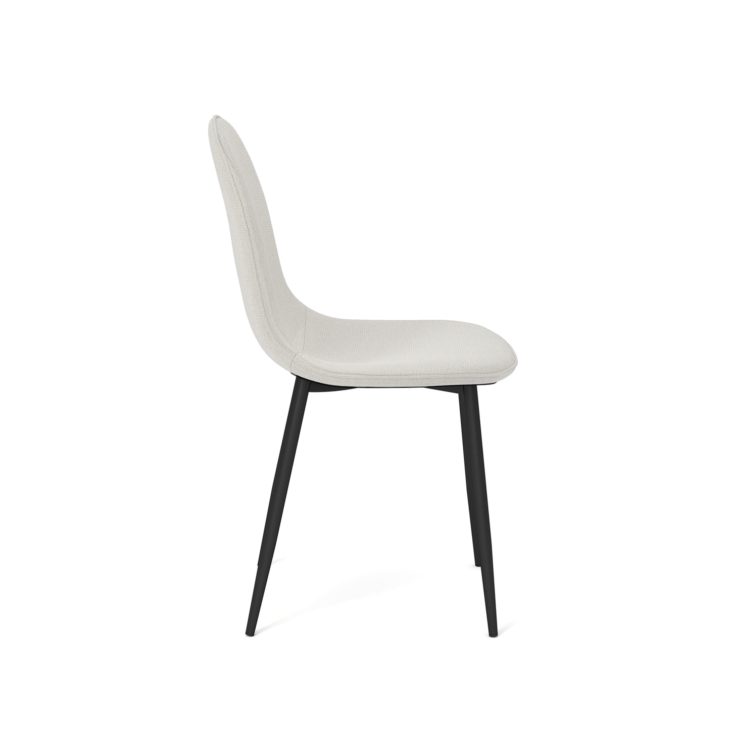 Charlton Mid-Century Dining Chair Set of 4, Barrel Beige