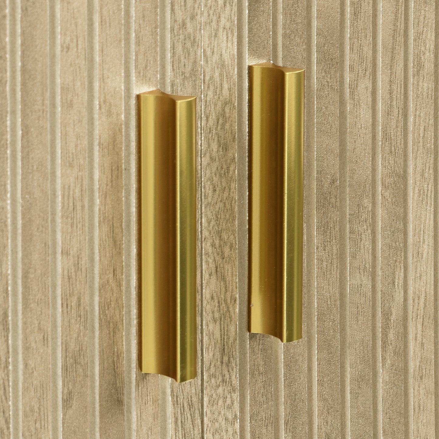 Westmere Sliding-Door TV Stand, Light Wood-Look