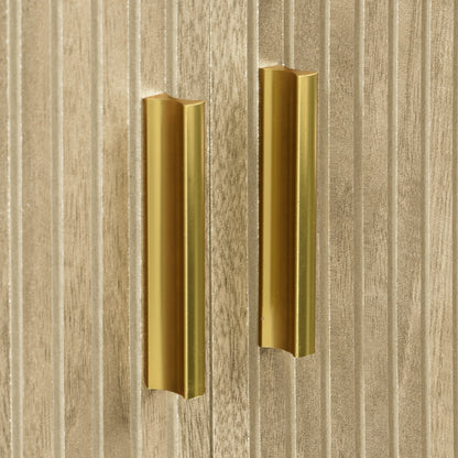 Westmere Sliding-Door TV Stand, Light Wood-Look