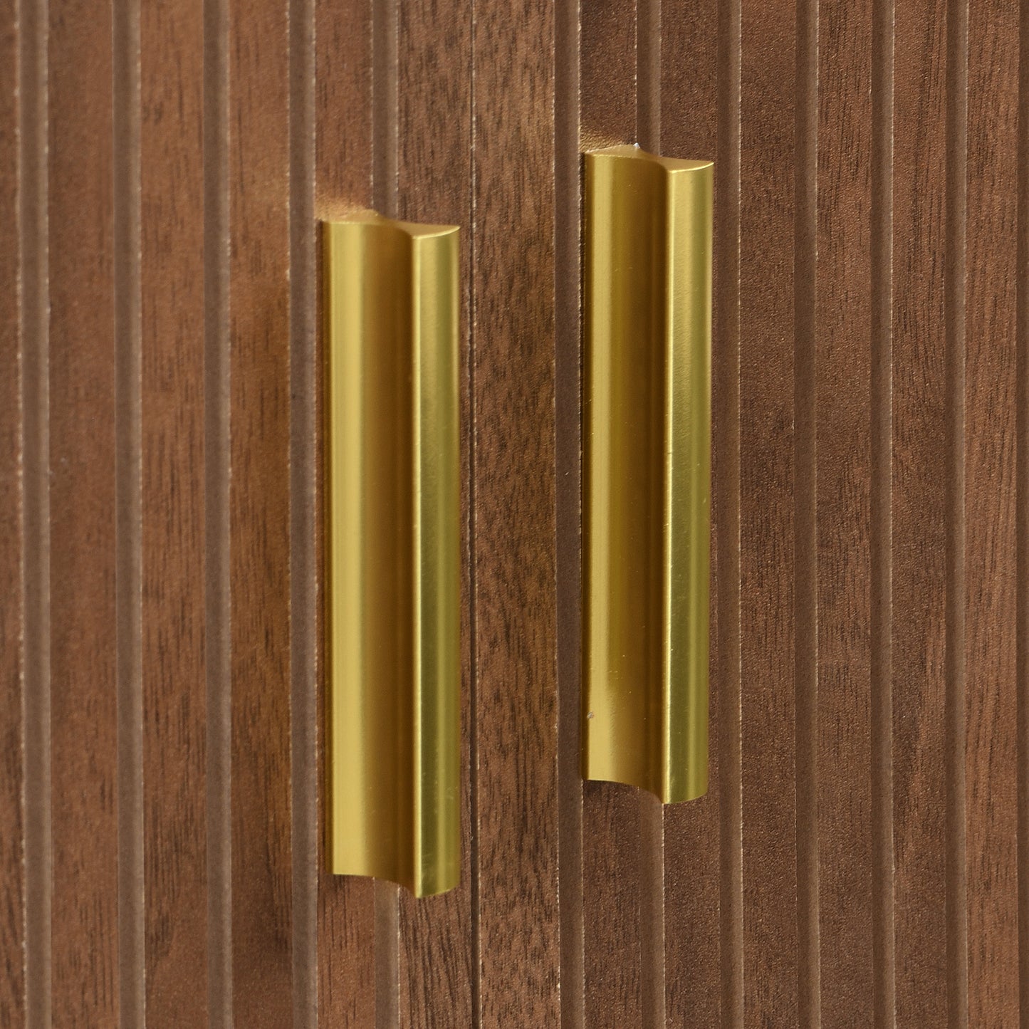 Westmere Sliding-Door TV Stand, Brown Wood-Look