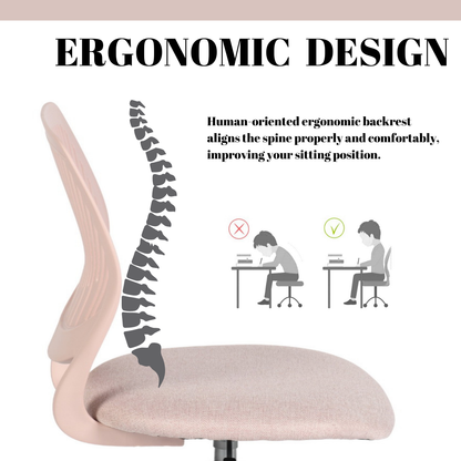 Carnation Office Chair, Malmonew Pink