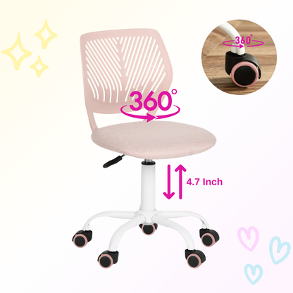 Carnation Office Chair, Malmonew Pink