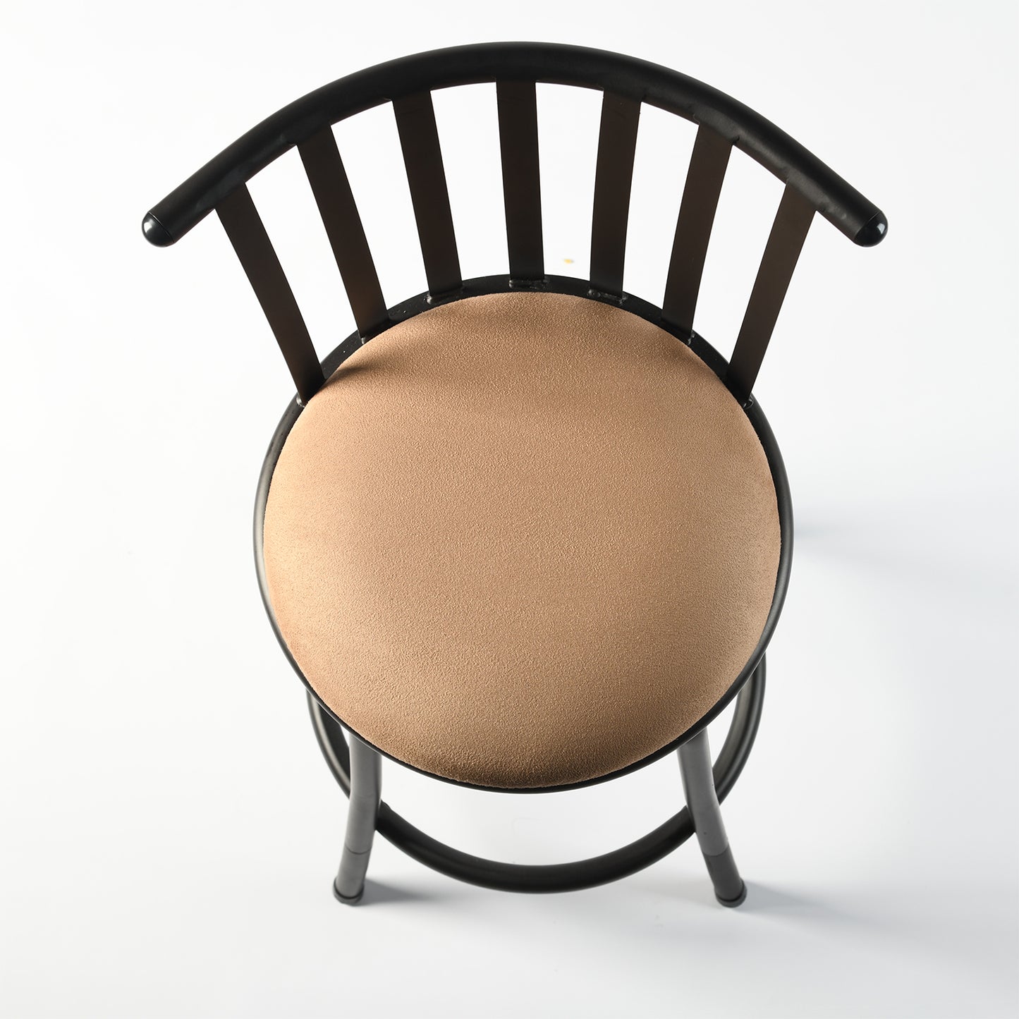 Pistil 24"/29" Adjustable Swivel Counter & Bar Stools, Set of 3, Beige & Black