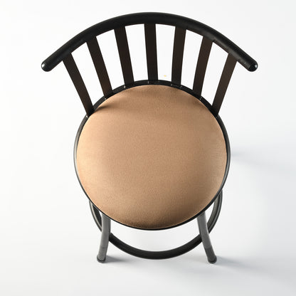 Pistil 24"/29" Adjustable Swivel Counter & Bar Stools, Set of 3, Beige & Black