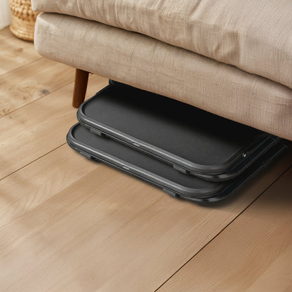 Baseline Modern Foldable Tray Table, Adjustable Height, Pack of 2