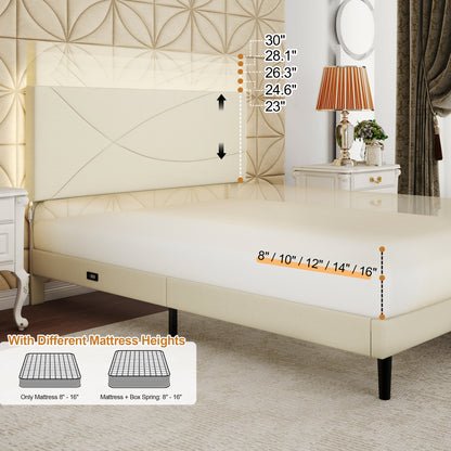Feature graphic highlighting storage, LED lighting and USB ports of the Foothill bed.