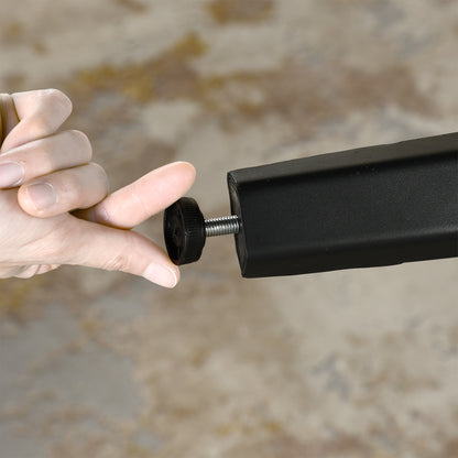 Stan Modern Dining Table, 63" Rectangular, Seats 6, White Marble-Effect