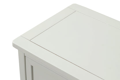 Nori 2 drawers cabinet with 4 baskets, 28", White