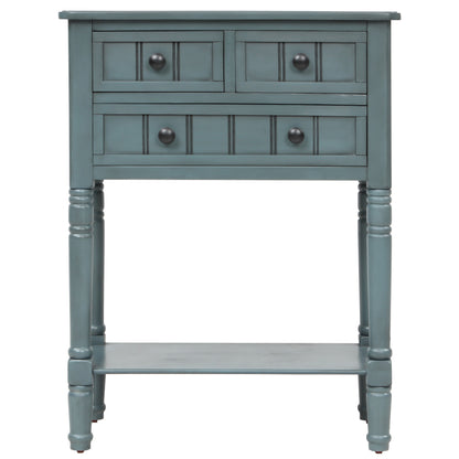 Ashford Narrow Console Table, Blue
