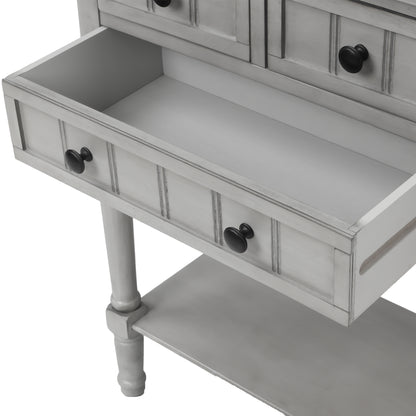 Ashford Narrow Console Table, Grey