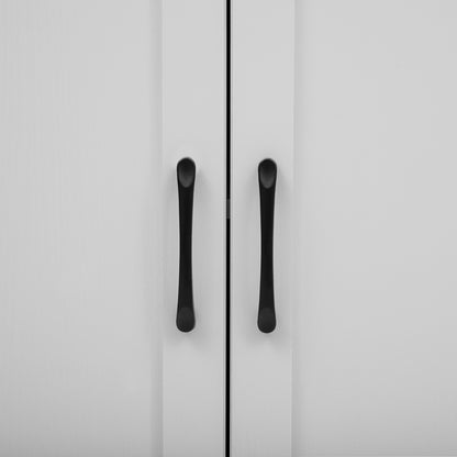 Kinsey Kitchen Island with Extendable Dining Table, White