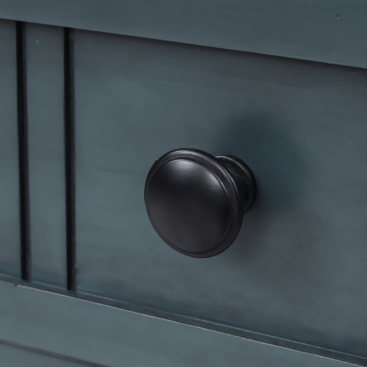 Langford Traditional Console Table, Blue